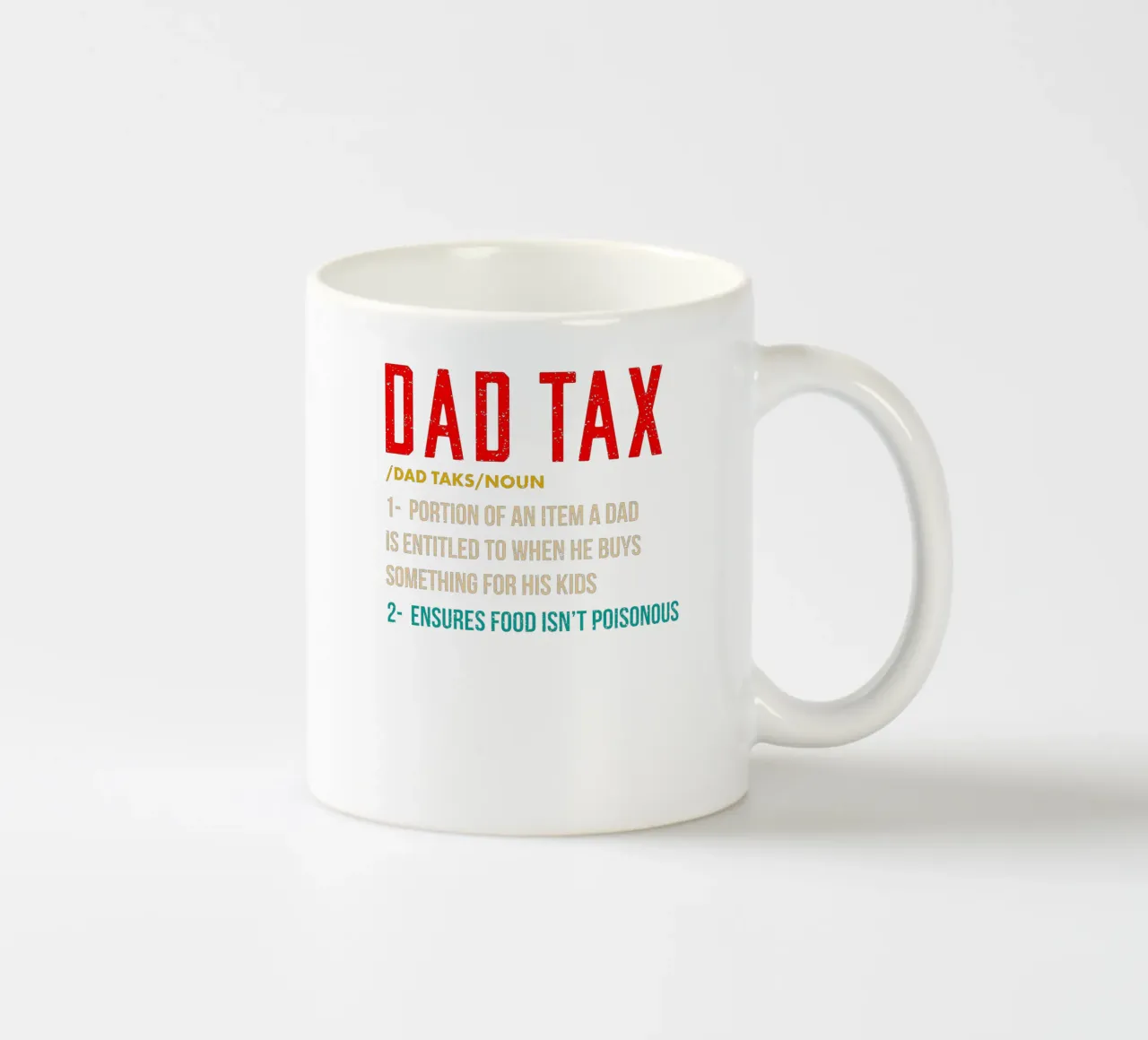Dad Tax tazza in ceramica da edsonramosart