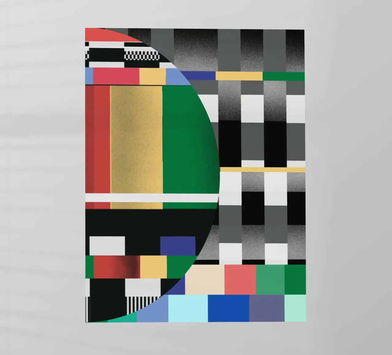 Modello Glitches 05 pellicola backlit da Little Dean