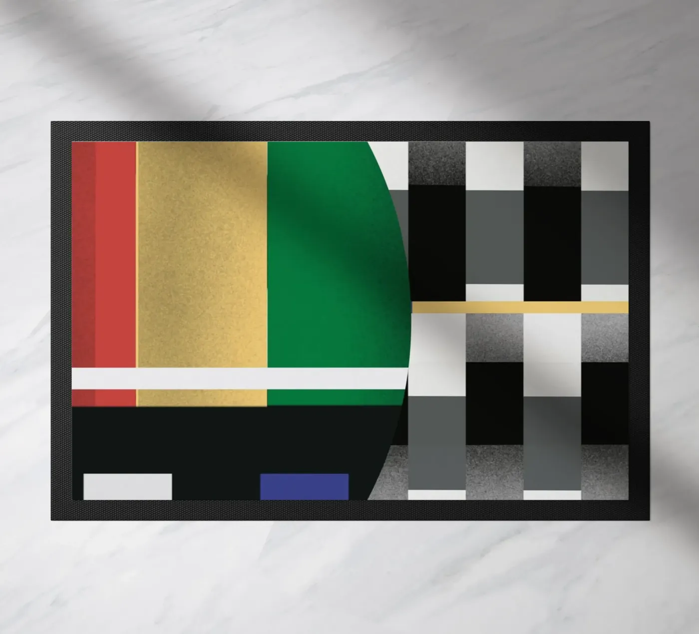 Modèle Glitches 05 paillasson de Little Dean