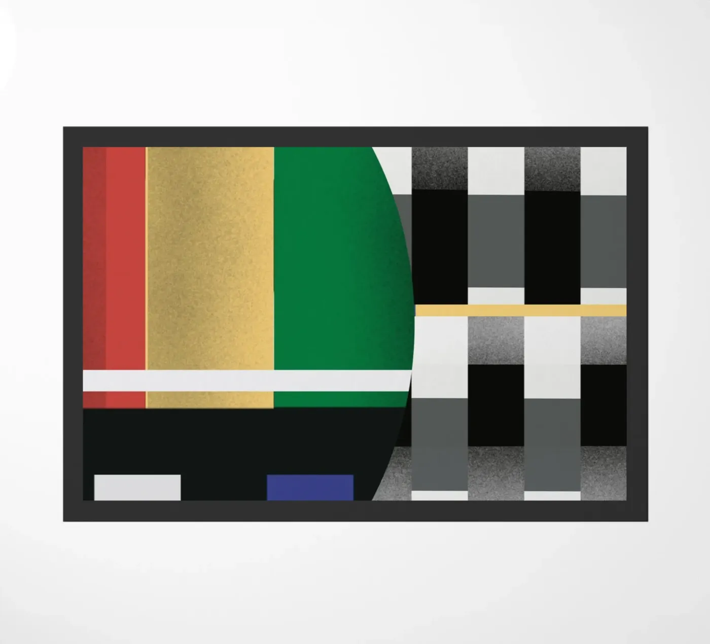 Modèle Glitches 05 paillasson de Little Dean