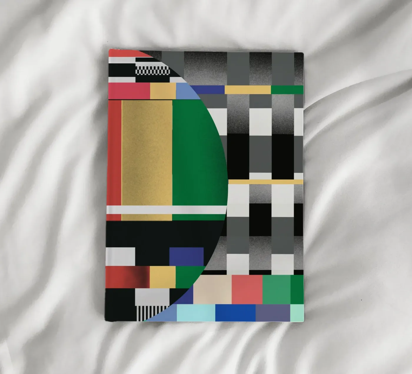 Glitches pattern 05 notebook by Little Dean