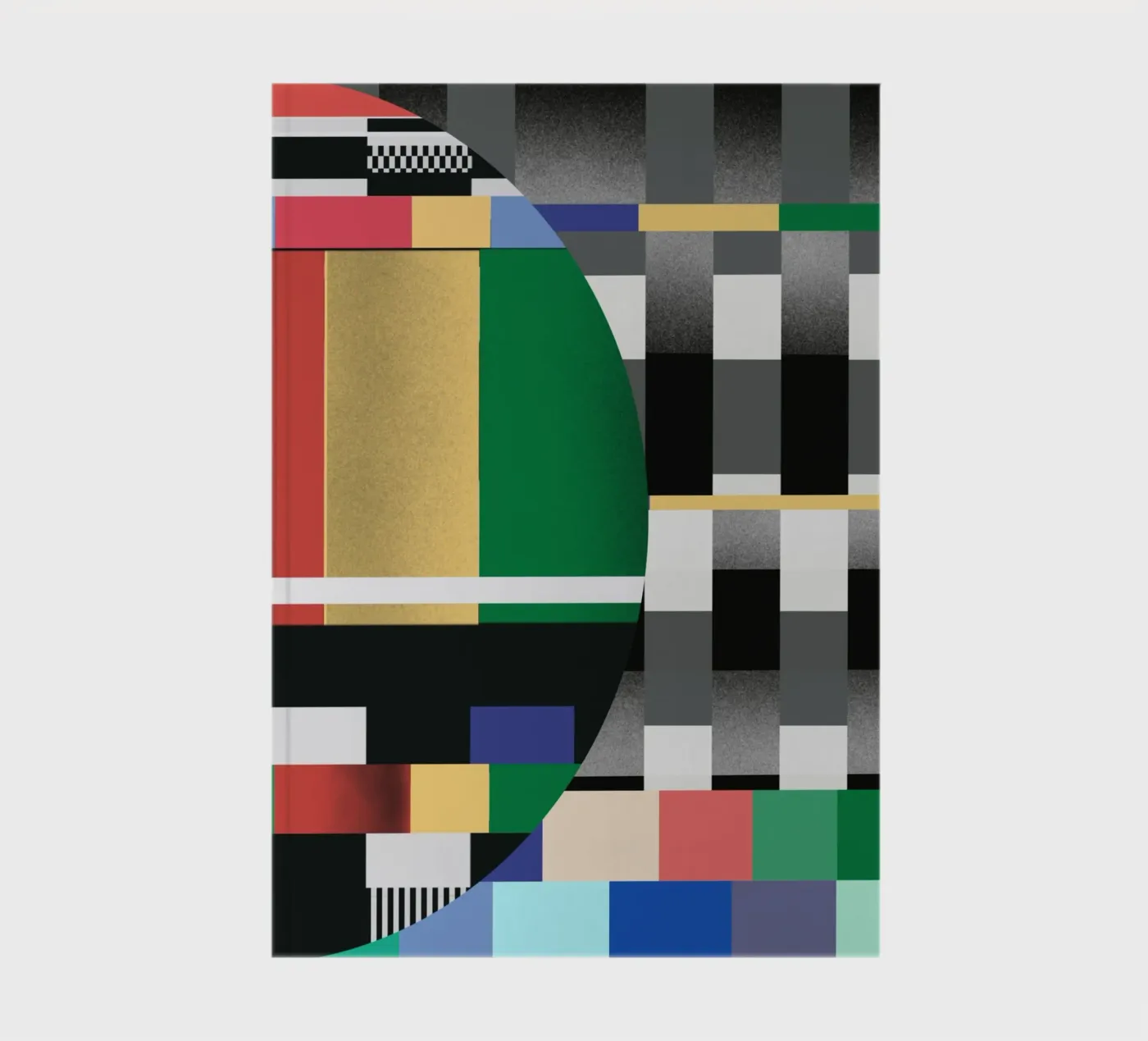 Glitches pattern 05 notebook by Little Dean