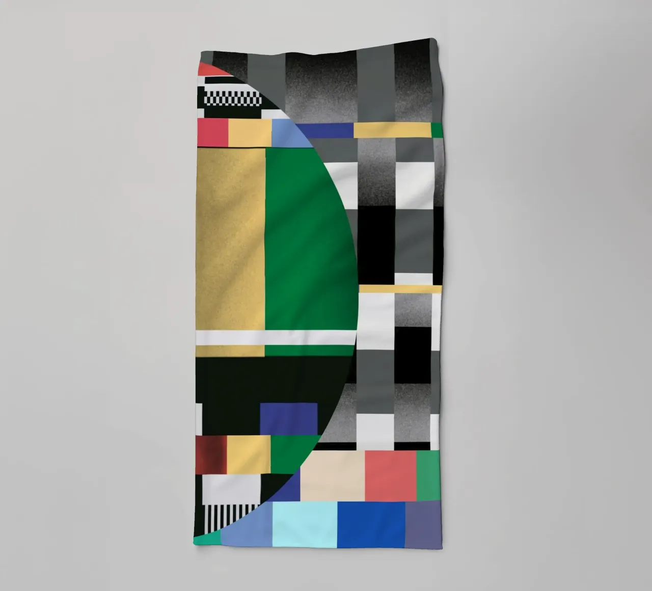 Modello Glitches 05 asciugamano da bagno da Little Dean