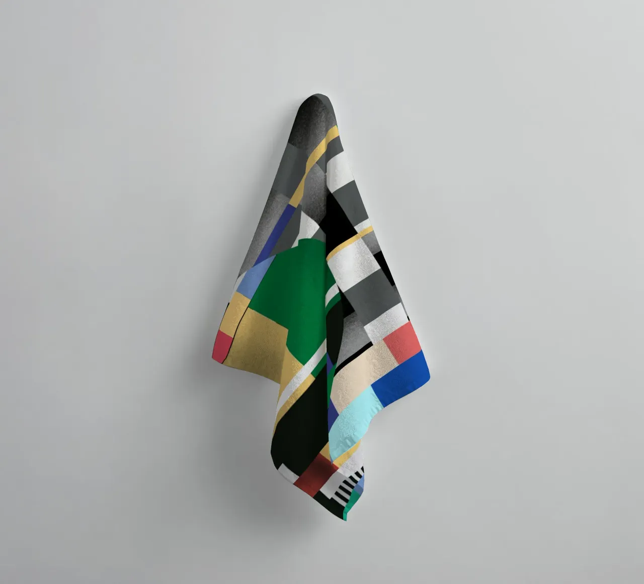 Modello Glitches 05 asciugamano da bagno da Little Dean