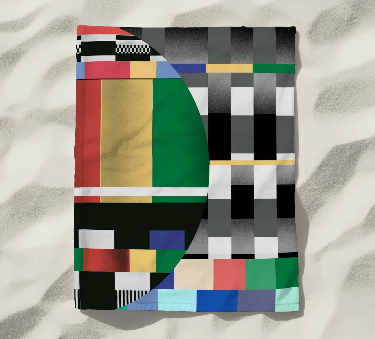 Modello Glitches 05 telo mare da Little Dean