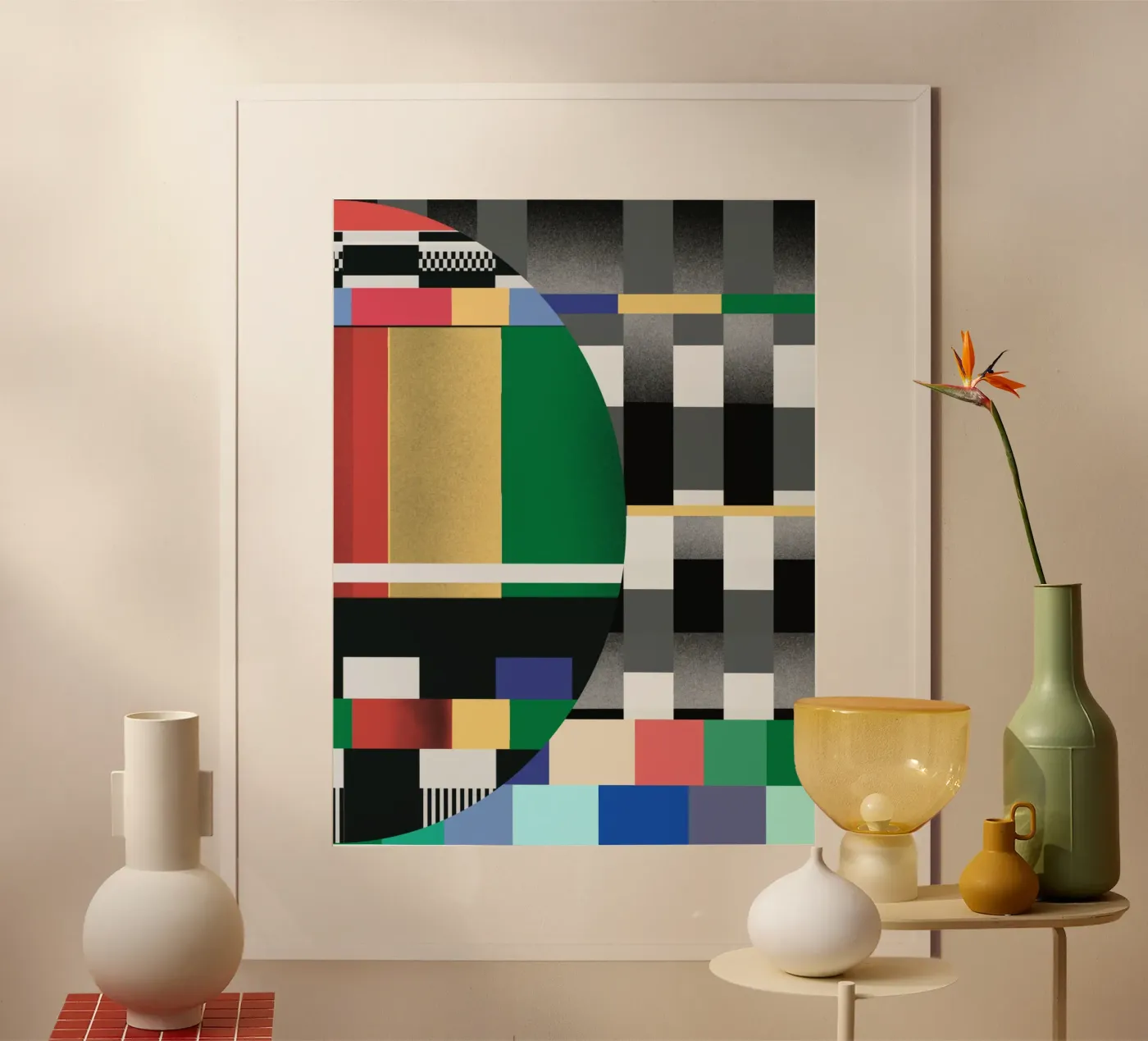 Glitches pattern 05 poster de Little Dean