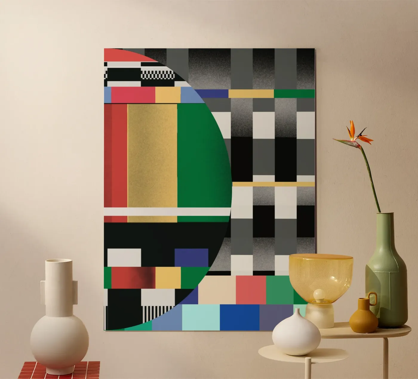 Glitches pattern 05 poster de Little Dean