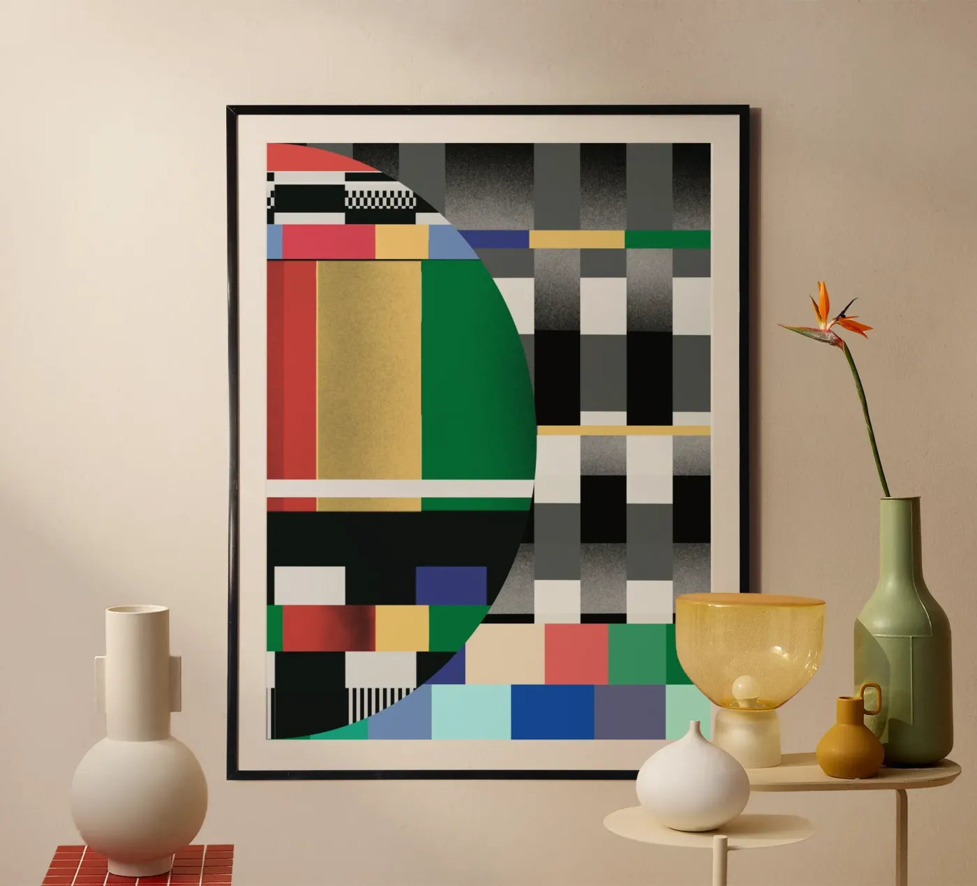 Glitches pattern 05 poster de Little Dean