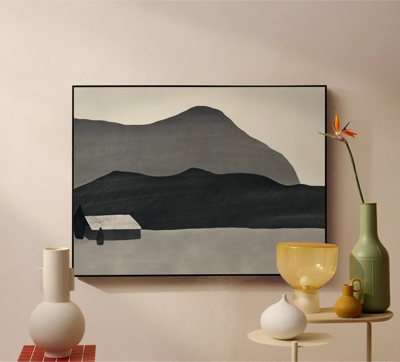 Cascina monocromatica plexiglass da Little Dean