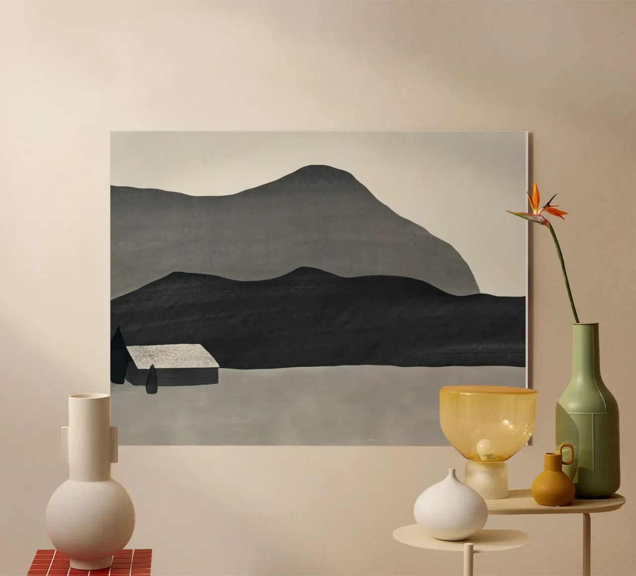 Cascina monocromatica plexiglass da Little Dean