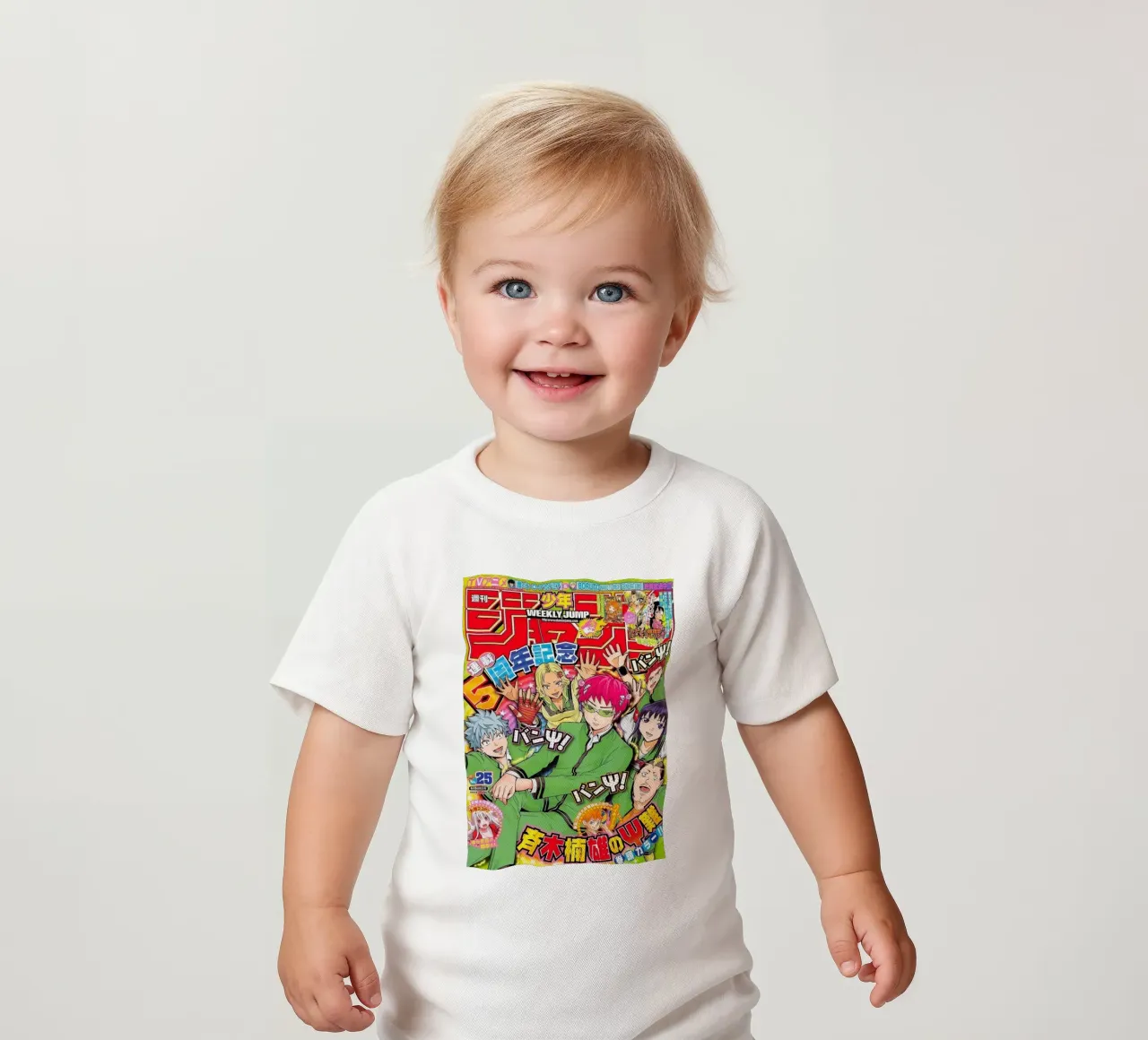 Saiki Kusuo baby t-shirt by Waylons Studio