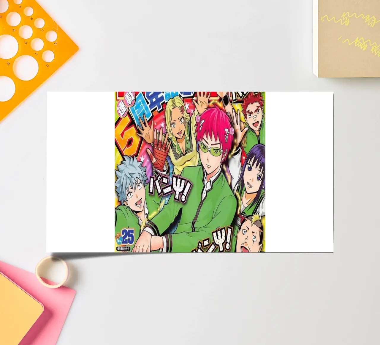 Saiki Kusuo sticker sheet by Waylons Studio