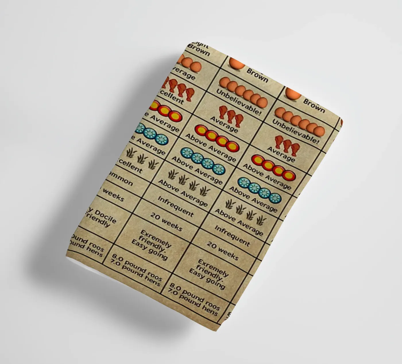 Chicken Knowledge Poster towel by Maritiknowled