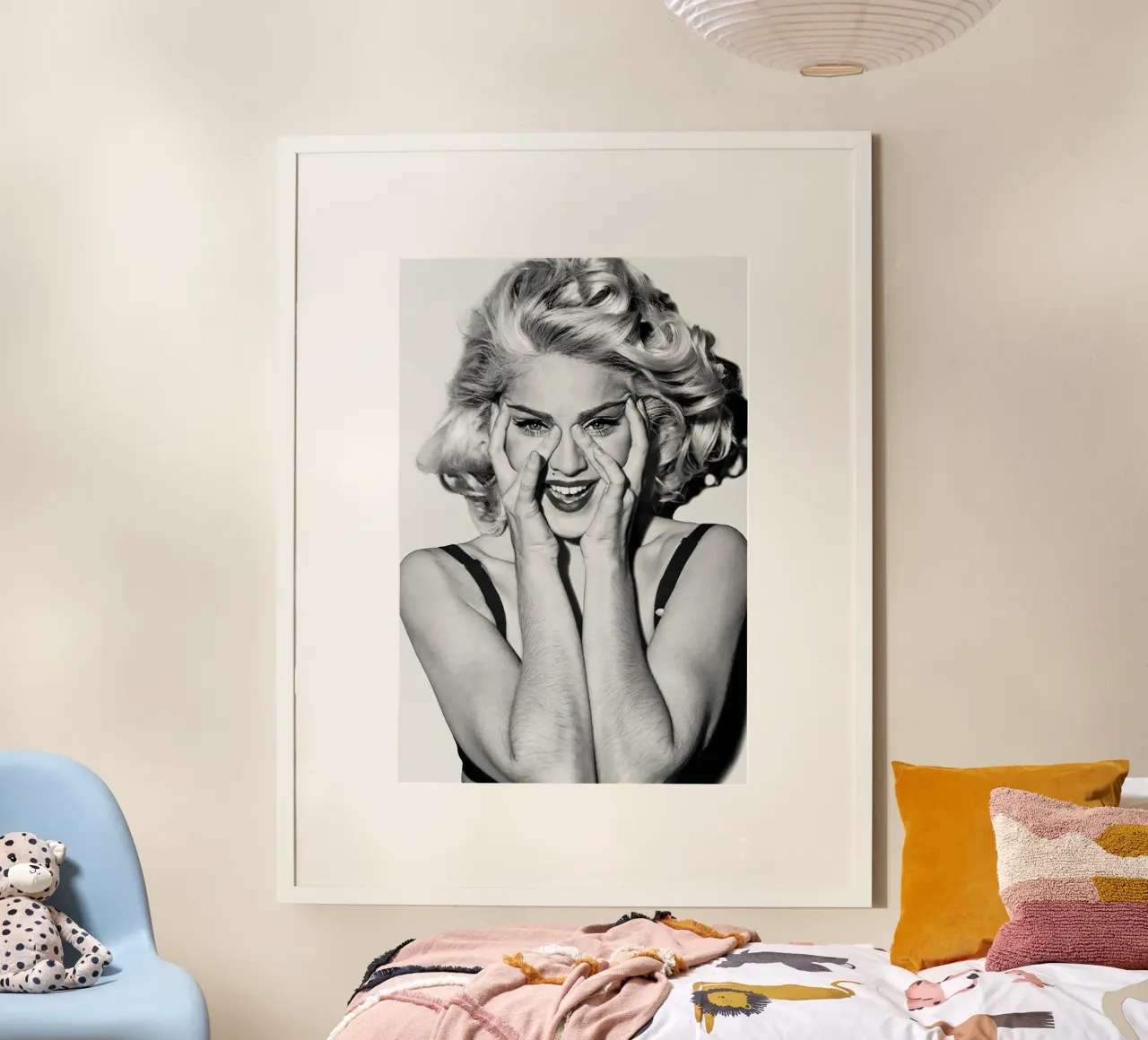 Ritratto di Madonna d'epoca poster da Beth Pop Culture
