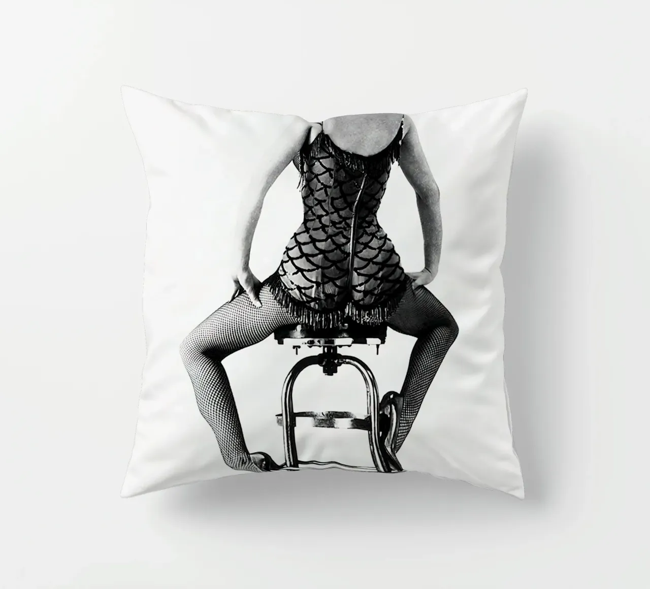 Marilyn Monroe vue de dos coussin de Beth Pop Culture
