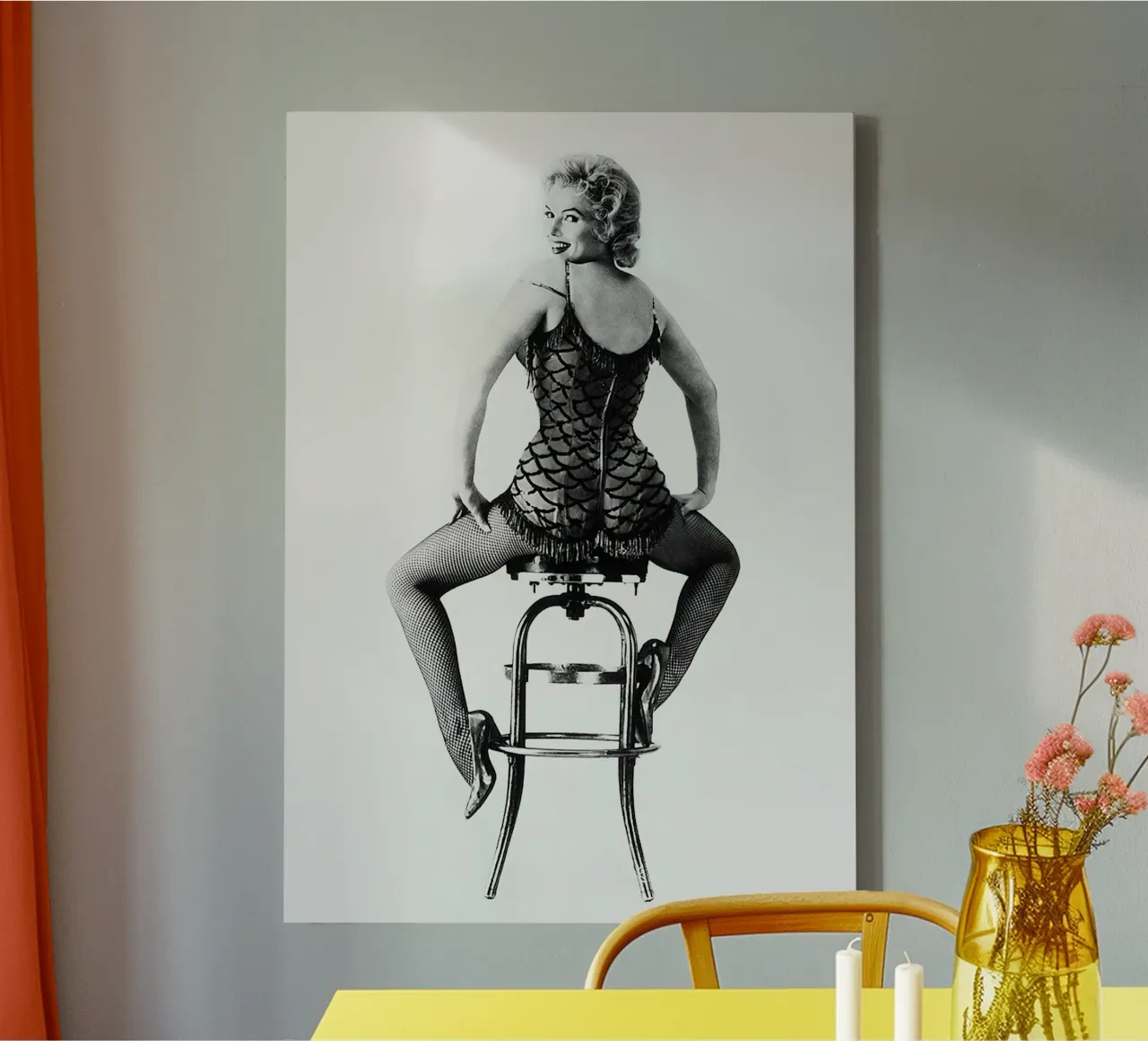 Marilyn Monroe vue de dos toile avec Caisse américaine de Beth Pop Culture