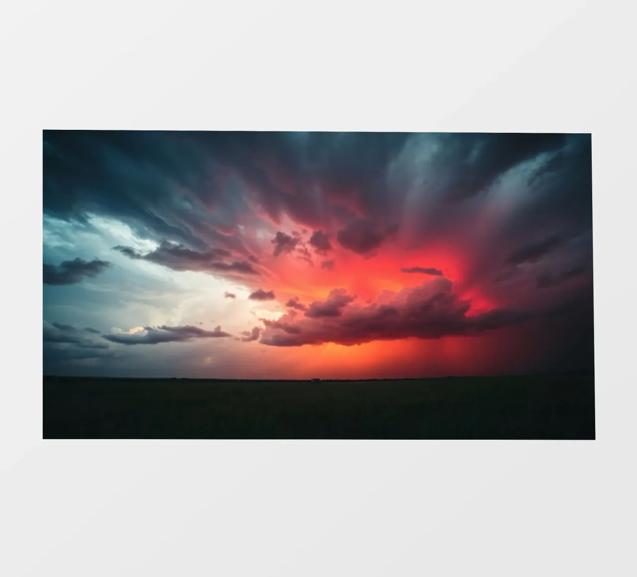 Un fondo que representa el cielo con colores complementarios lonas publicitarias de DesignDoodle