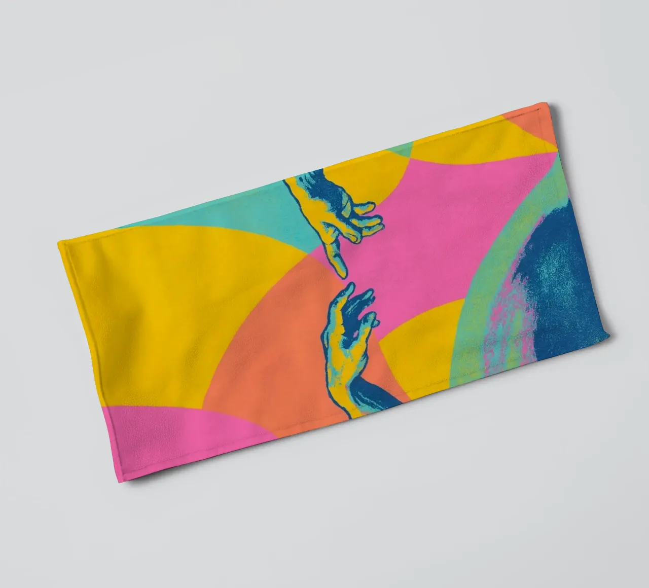 The Touch (Neon Masters Series) towel by treechild
