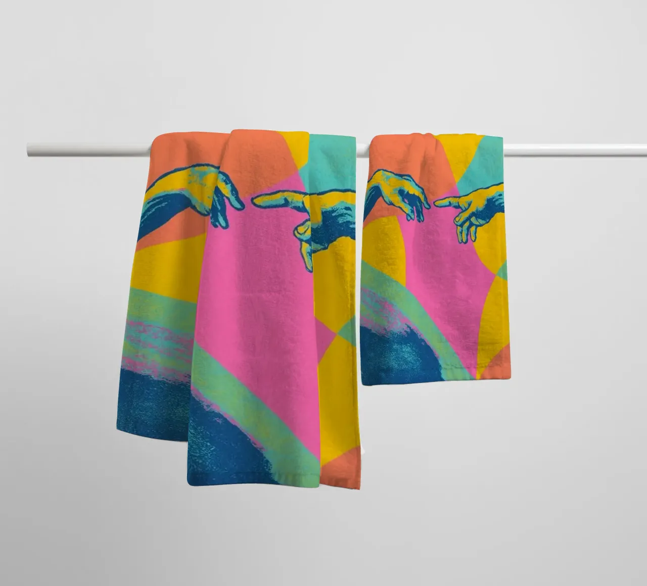 The Touch (Neon Masters Series) towel by treechild