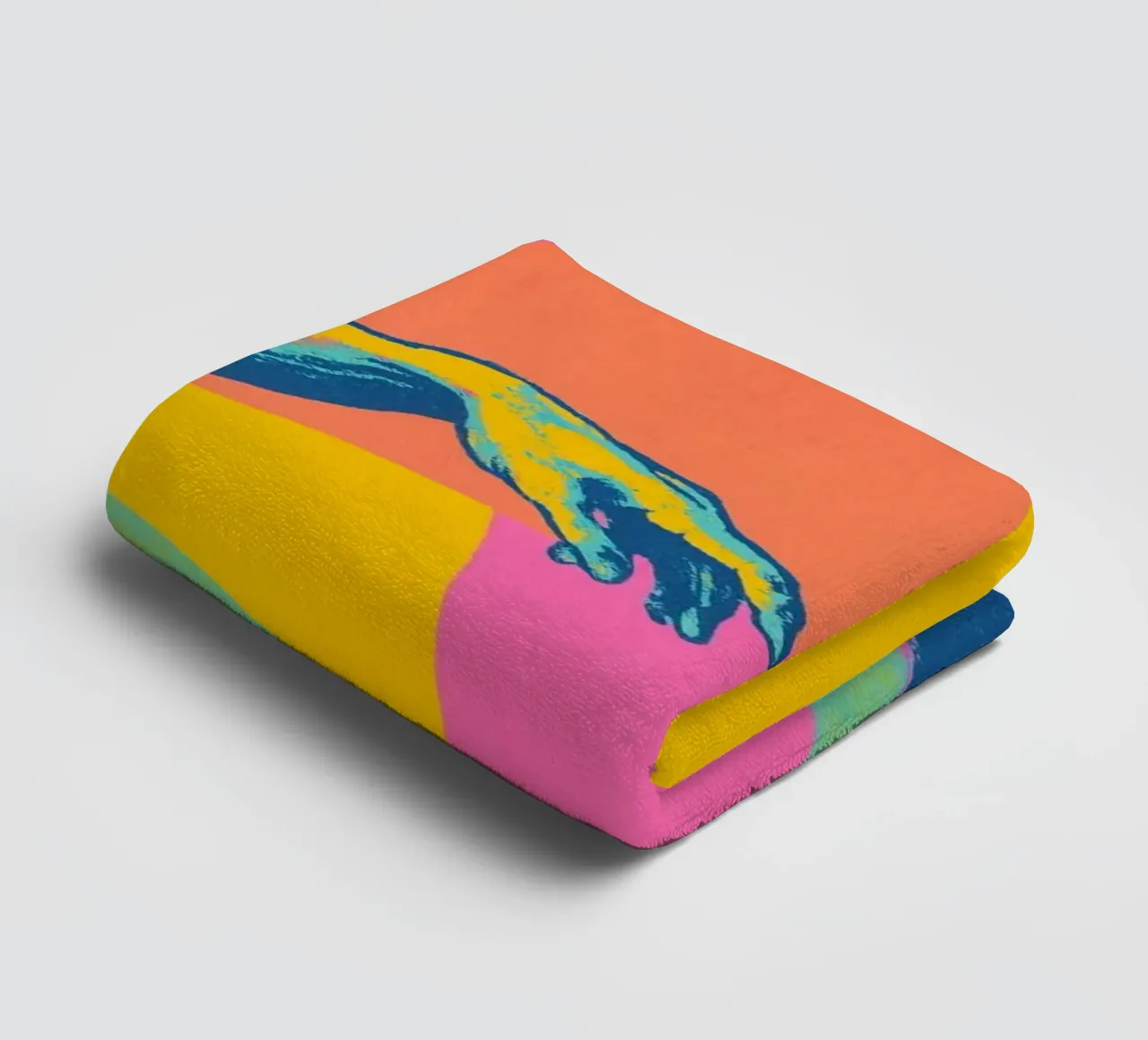 The Touch (Neon Masters Series) towel by treechild