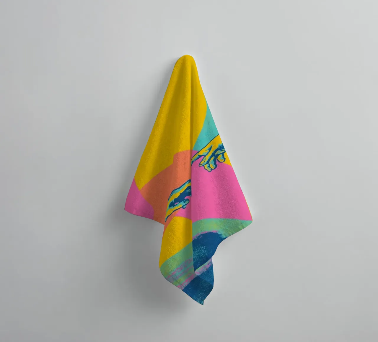 The Touch (Neon Masters Series) towel by treechild