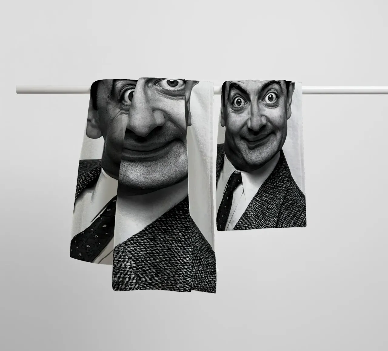 Rowan Atkinson Mr. Bean Sonrisa icónica toalla de baño de Beth Pop Culture