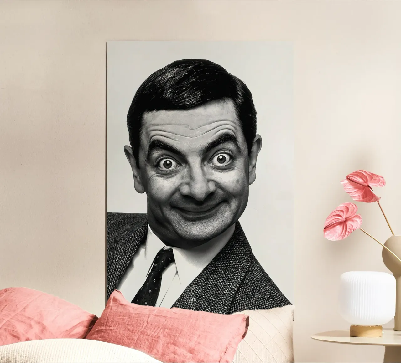 Sorriso iconico di Rowan Atkinson Mr. Bean poster da Beth Pop Culture