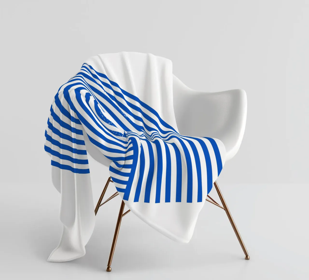 A ! Bleu coperta in pile da TCHAK ART