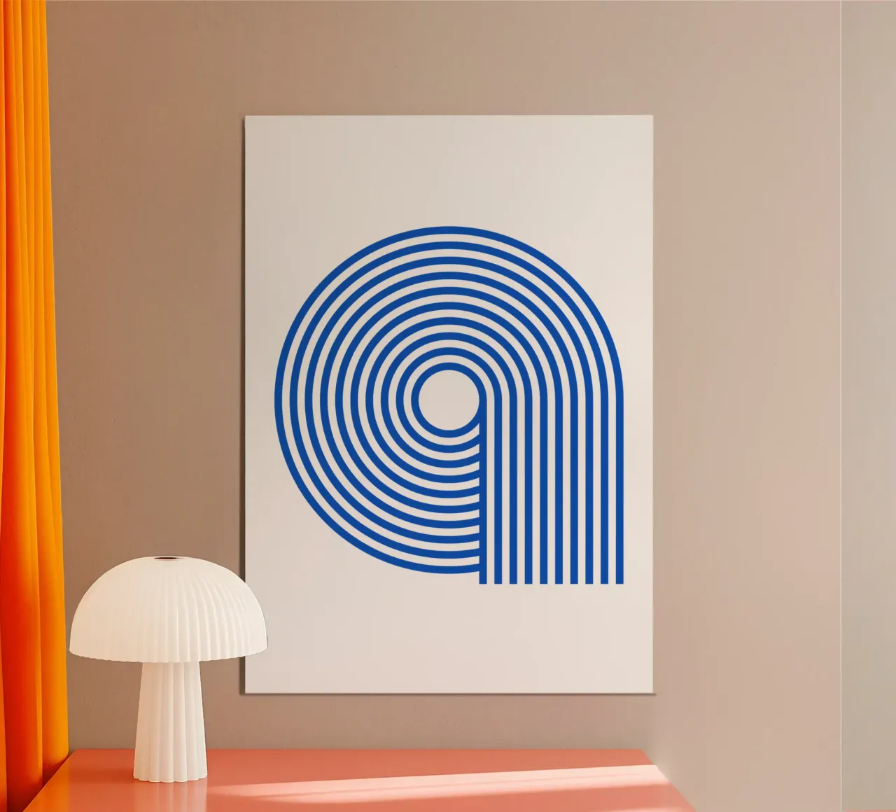 A ! Bleu alluminio dibond da TCHAK ART