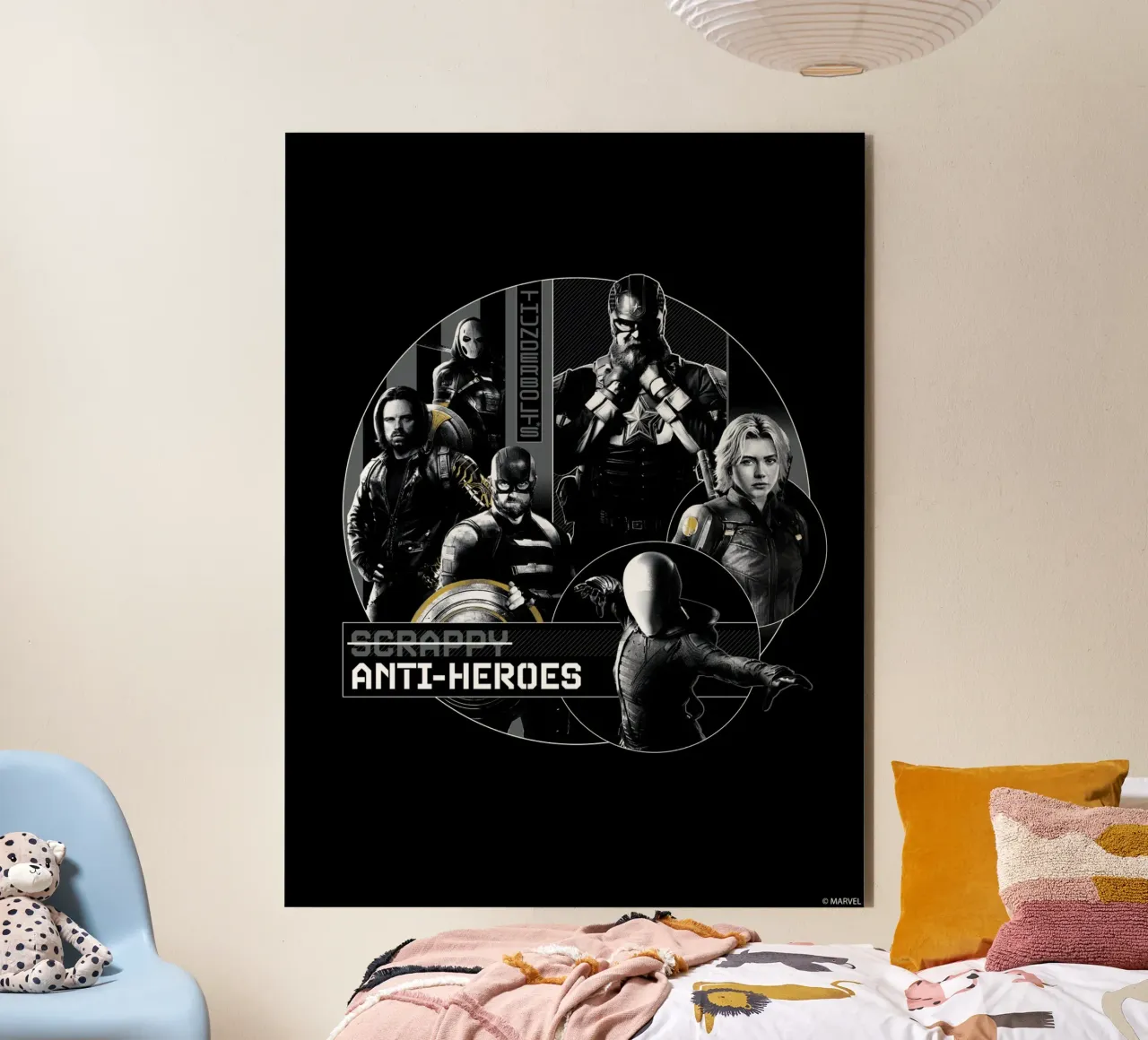 Thunderbolts* - Anti-Heroes alluminio dibond da MARVEL Designs by JUNIQE