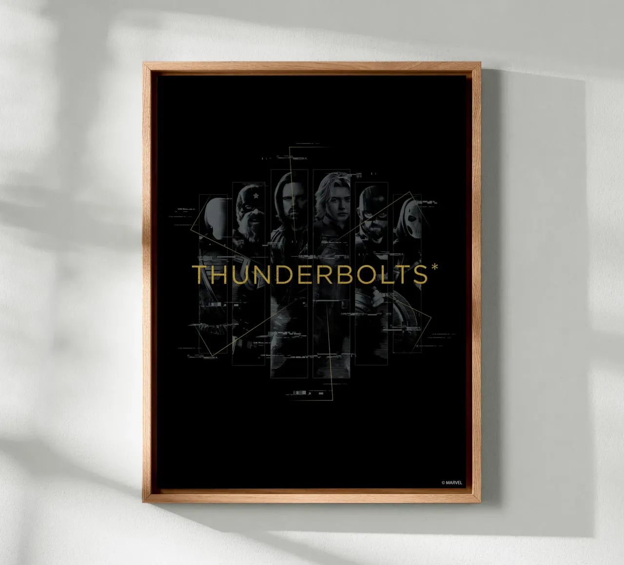 Thunderbolts* tela con Cornice a cassetta da MARVEL Designs by JUNIQE