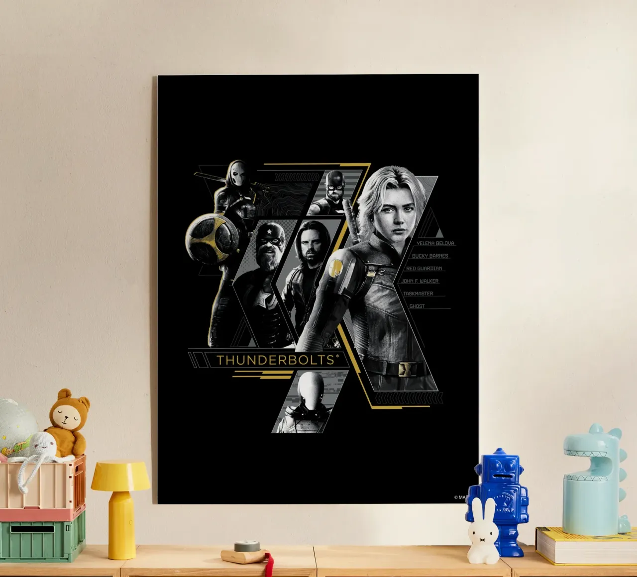 Thunderbolts* - gemeinsam! plexiglass da MARVEL Designs by JUNIQE