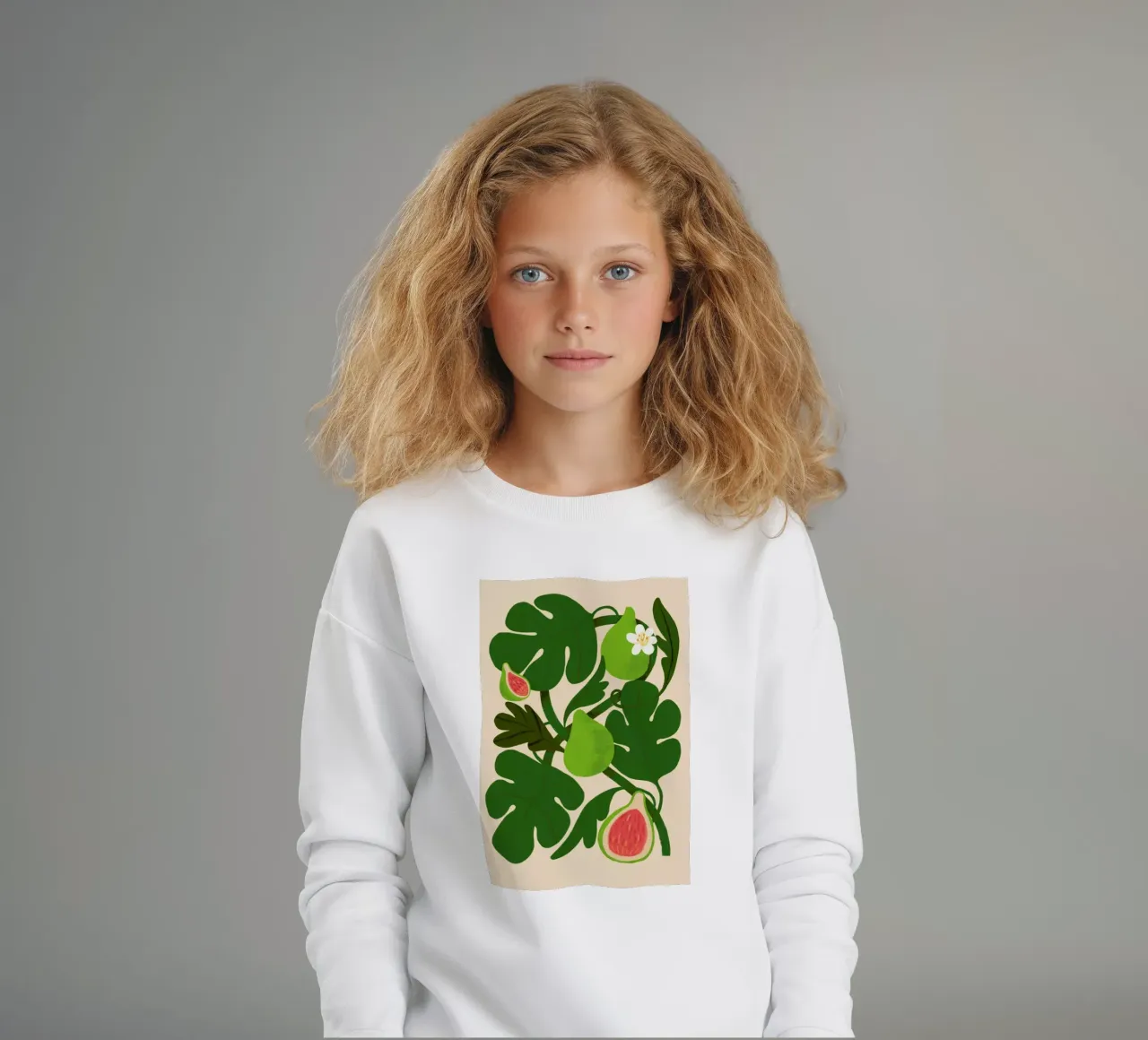 On Fig Leaf Kinder Sweatshirt von Pure