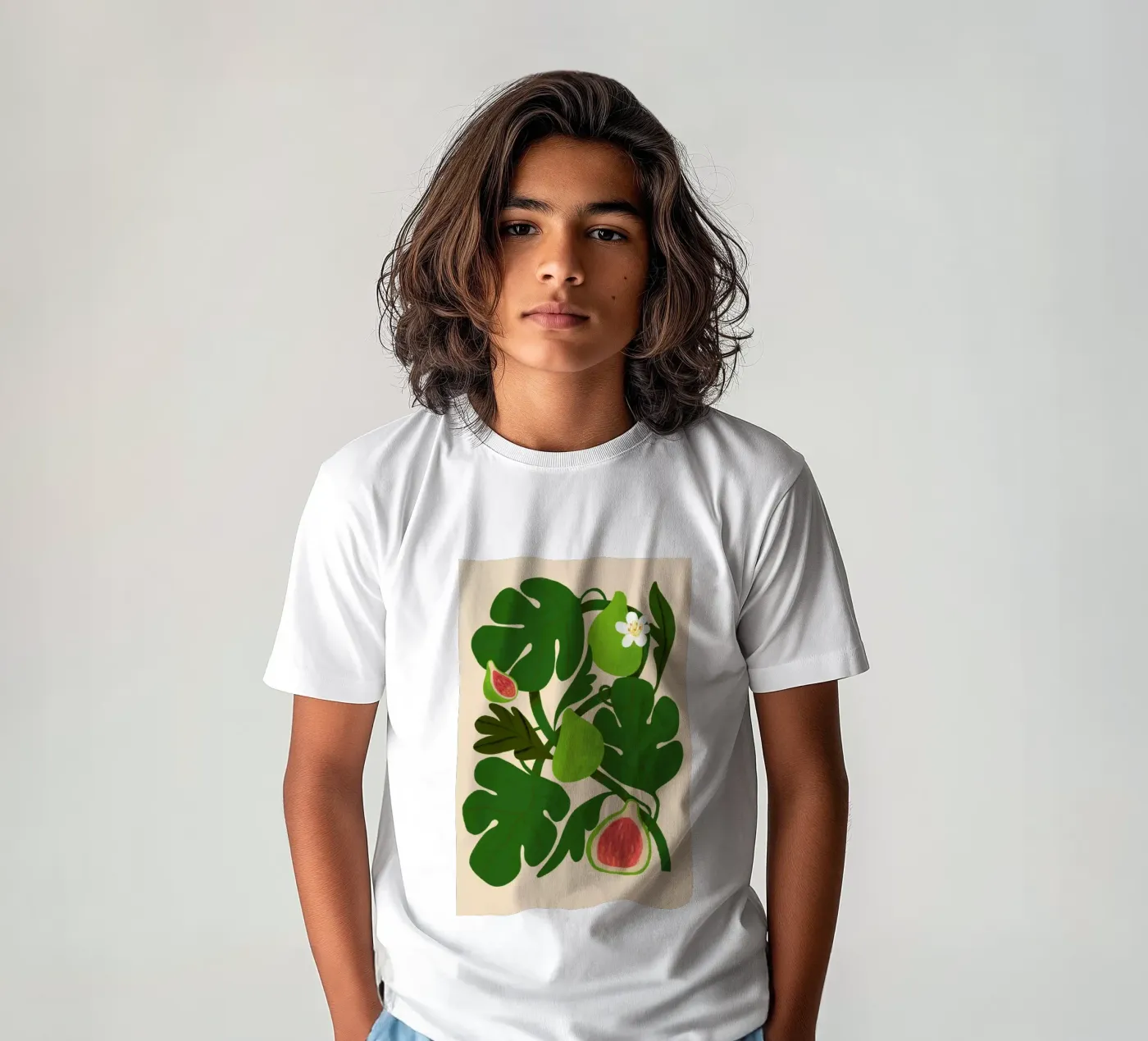 On Fig Leaf t-shirt bambini da Pure