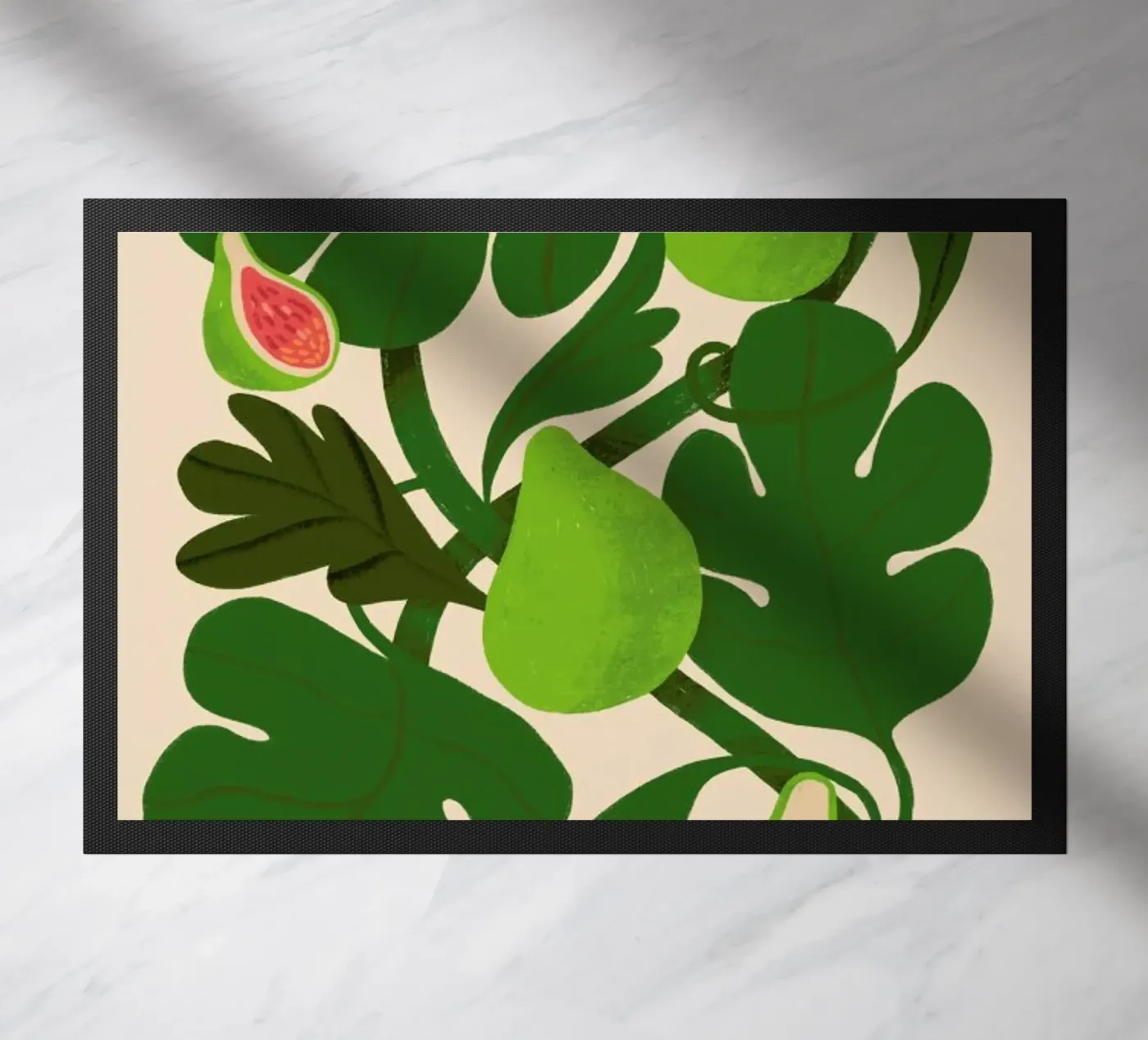 On Fig Leaf doormat by Pure
