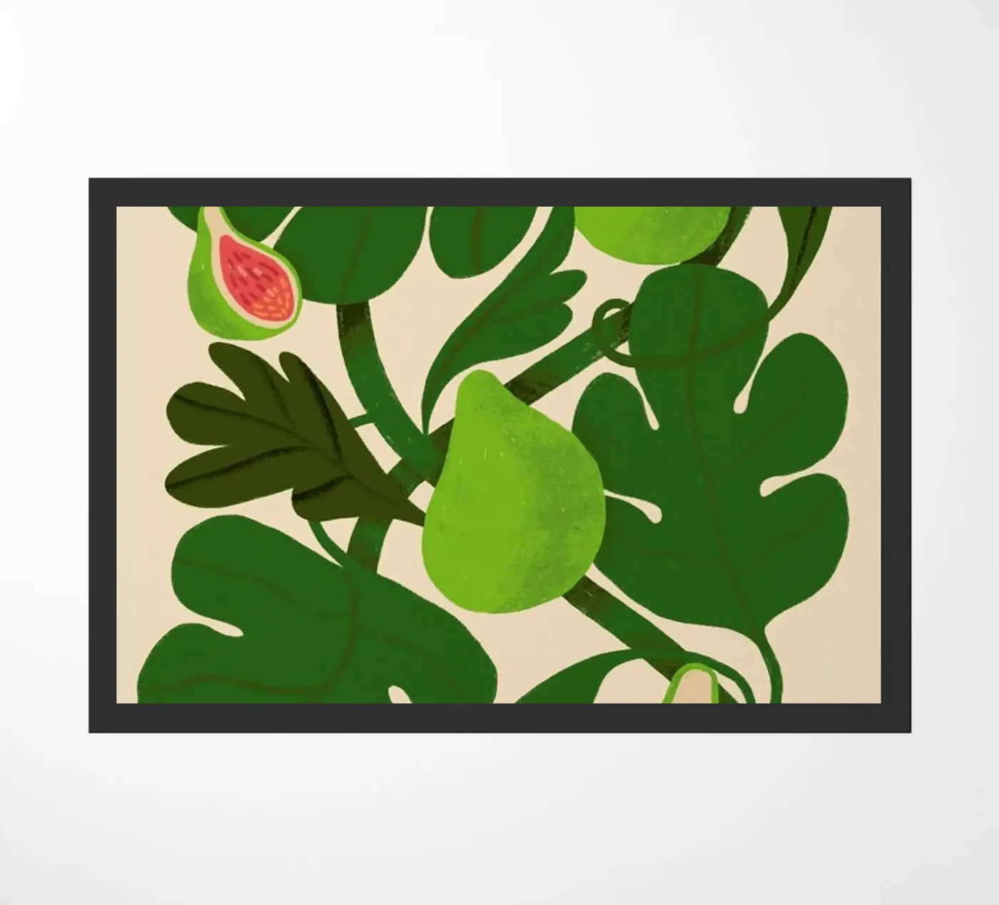 On Fig Leaf doormat by Pure