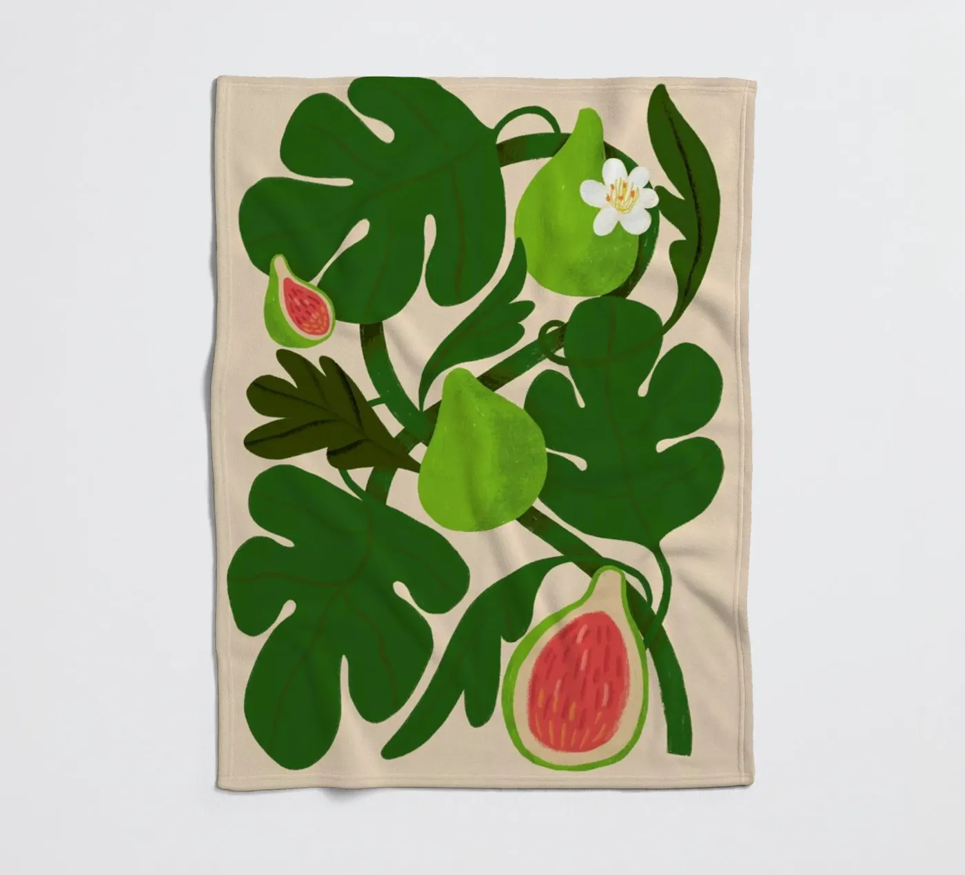 On Fig Leaf fleecedeken van Pure