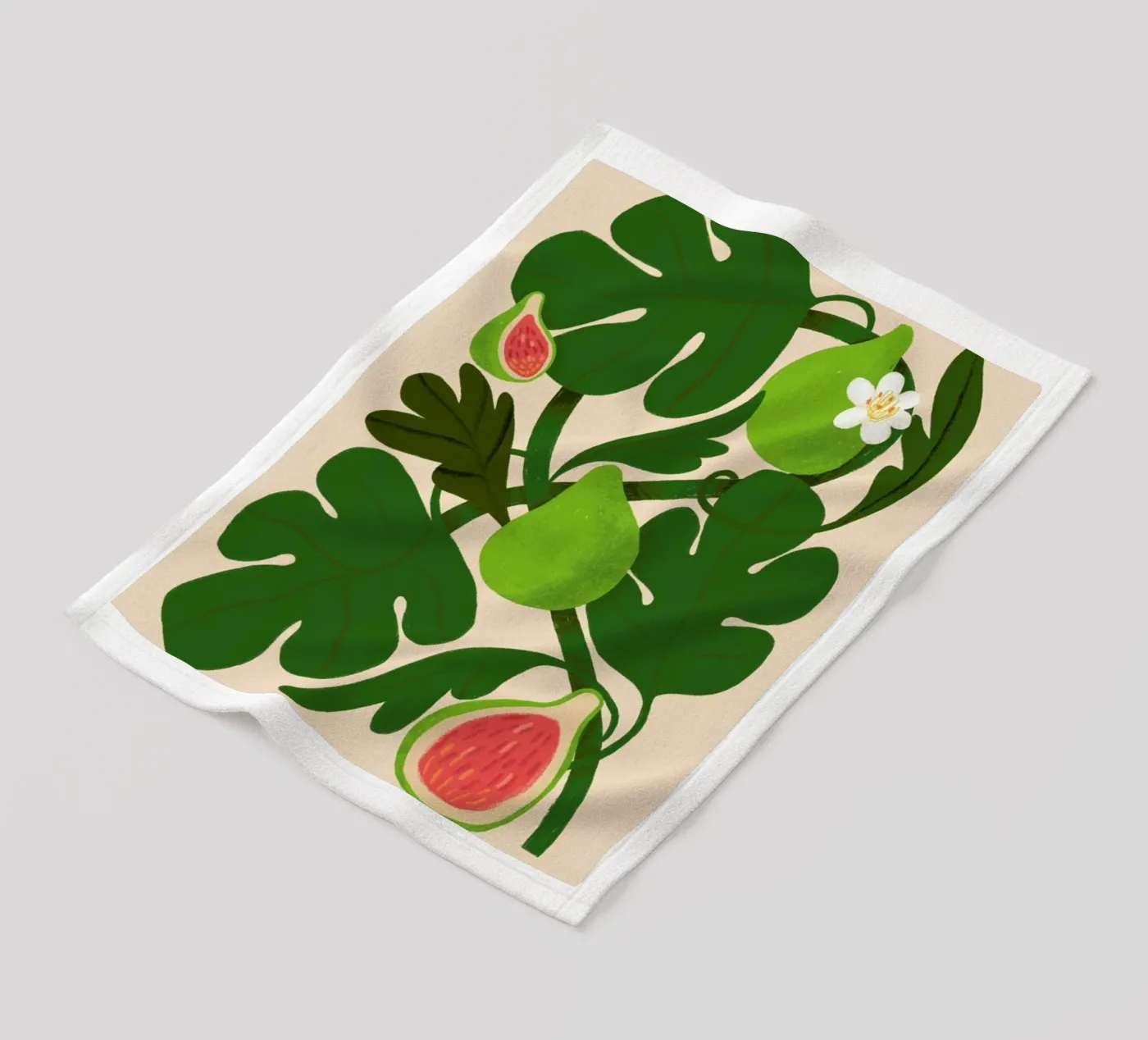 On Fig Leaf Fleecedecke von Pure
