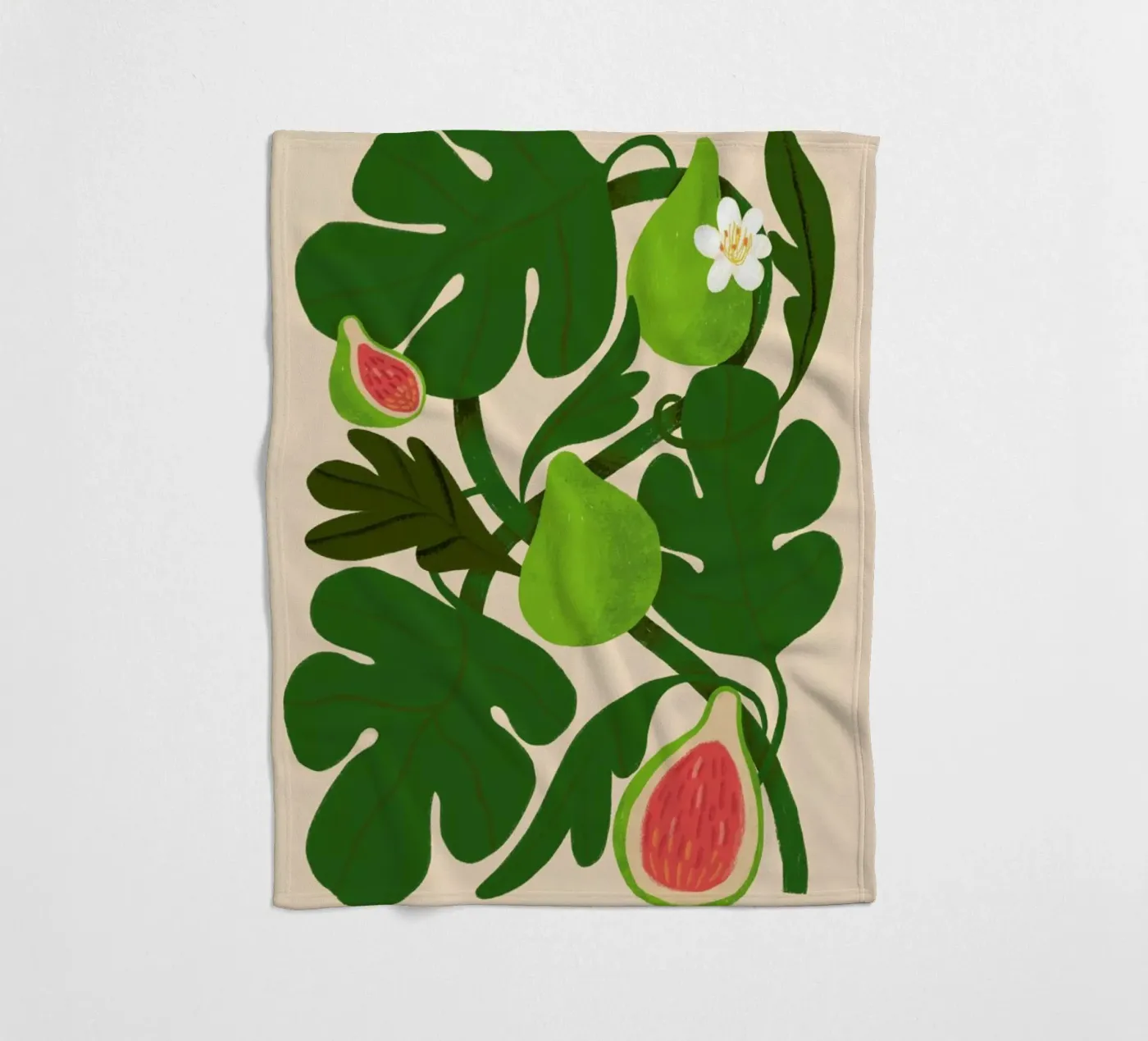 On Fig Leaf fleecedeken van Pure
