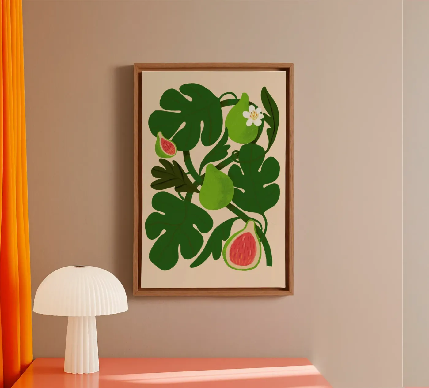On Fig Leaf tela da Pure