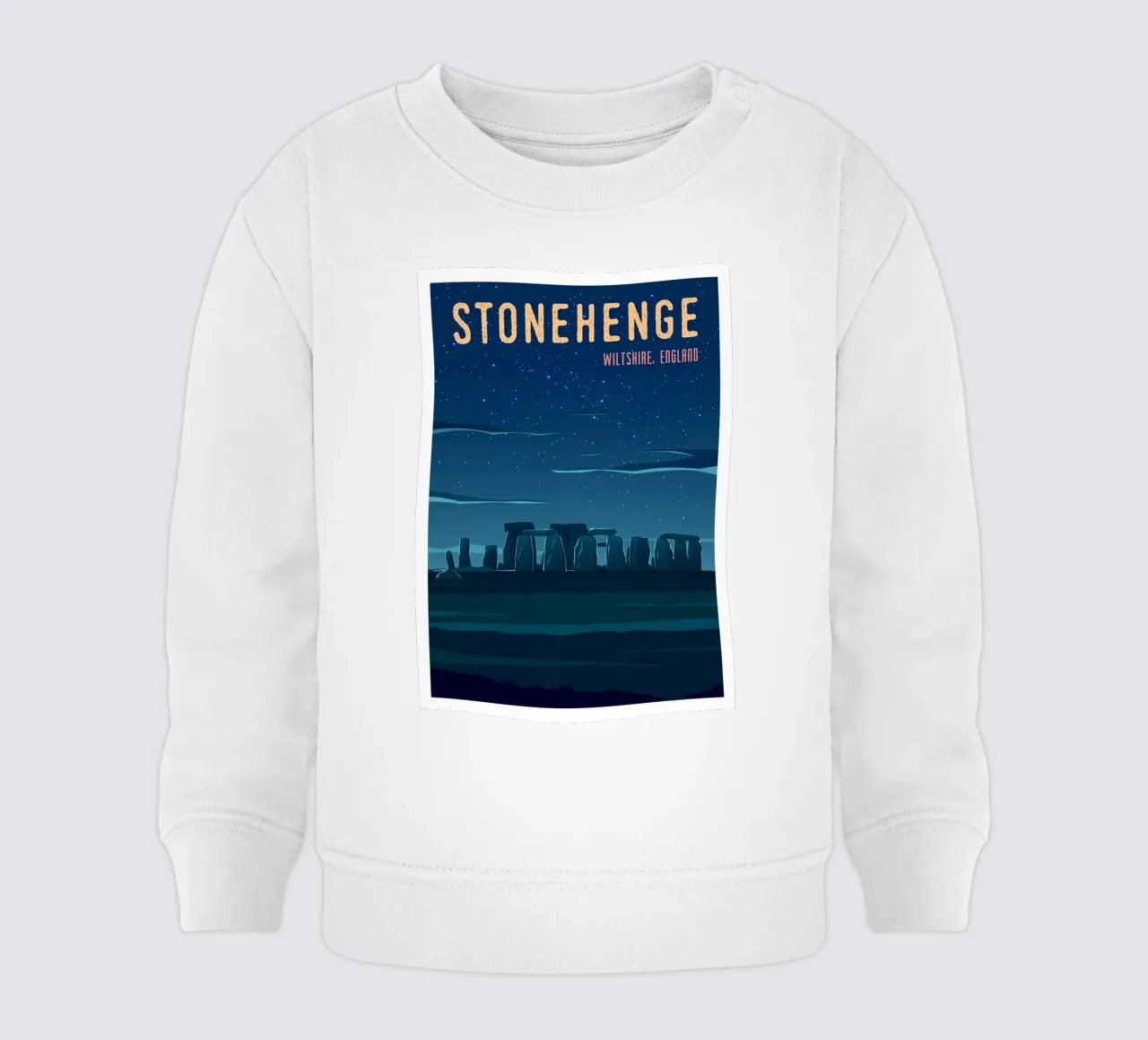 Stonehenge, Inghilterra felpa neonato da Wanderlust Vibes