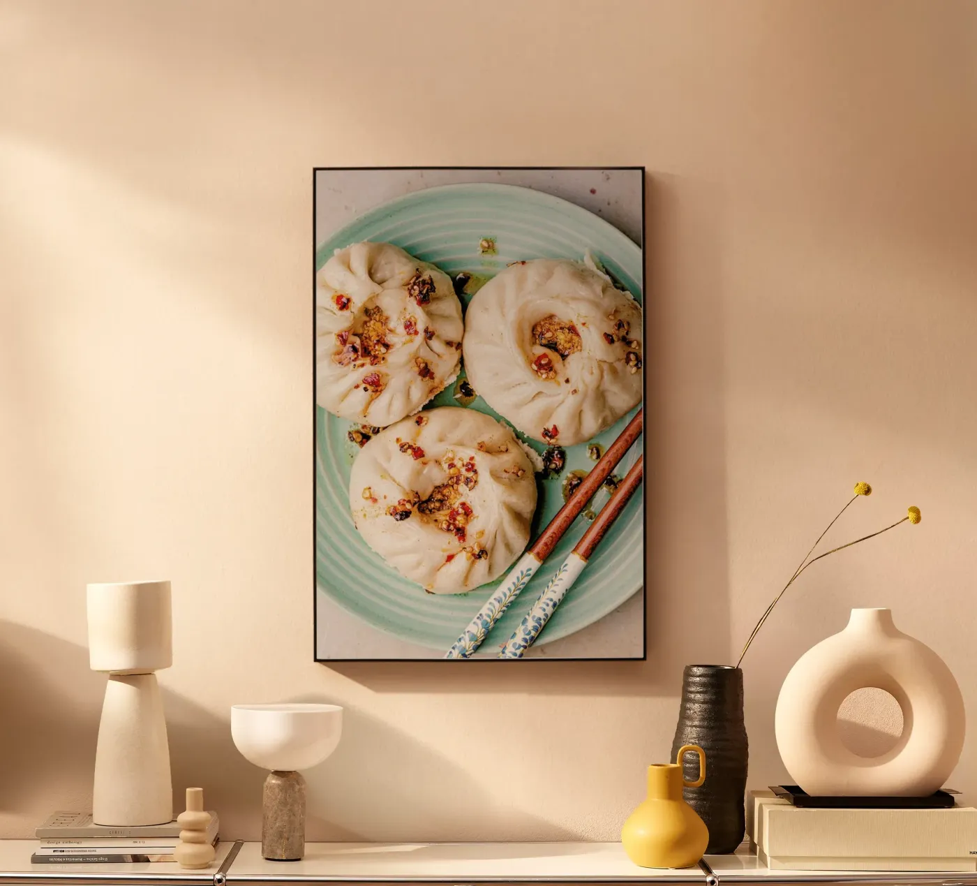 Baozi acrylic glass by Eat this