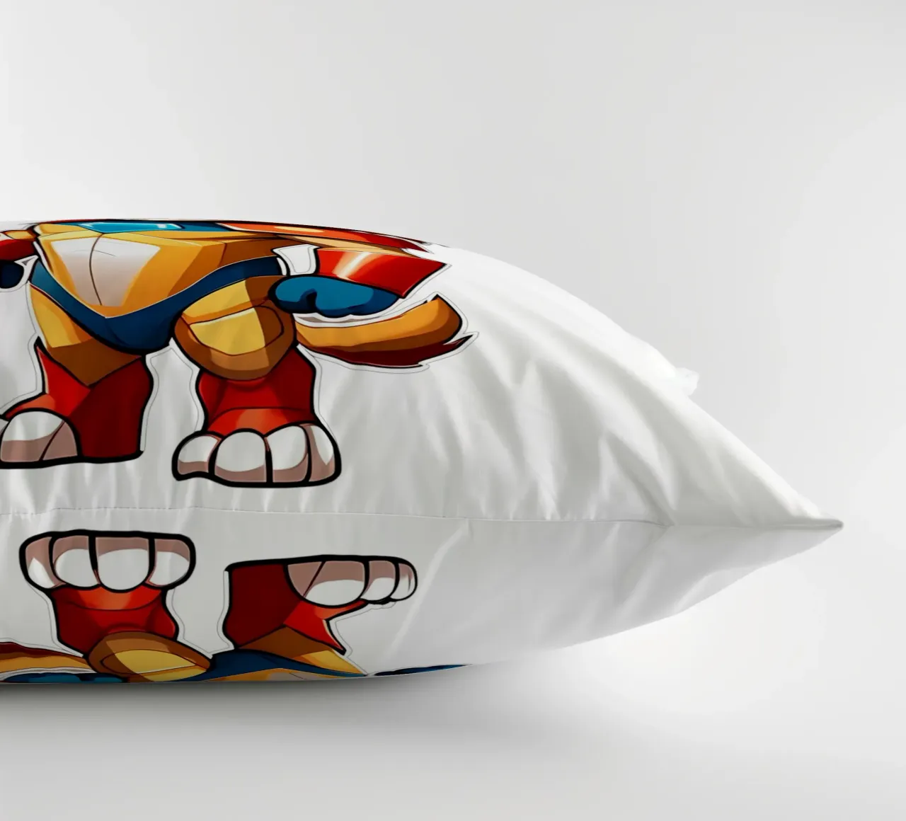 Leone, cucciolo di leone come supereroe_1 cuscino da Tierisch bunt by LK