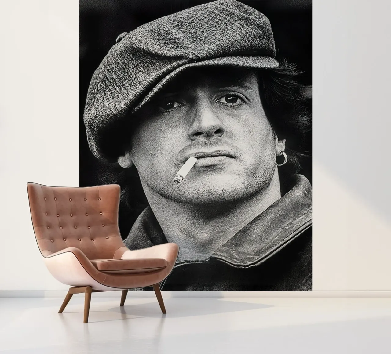 Sylvester Stallone Vintage Portrait photo wallpaper by Beth Pop Culture