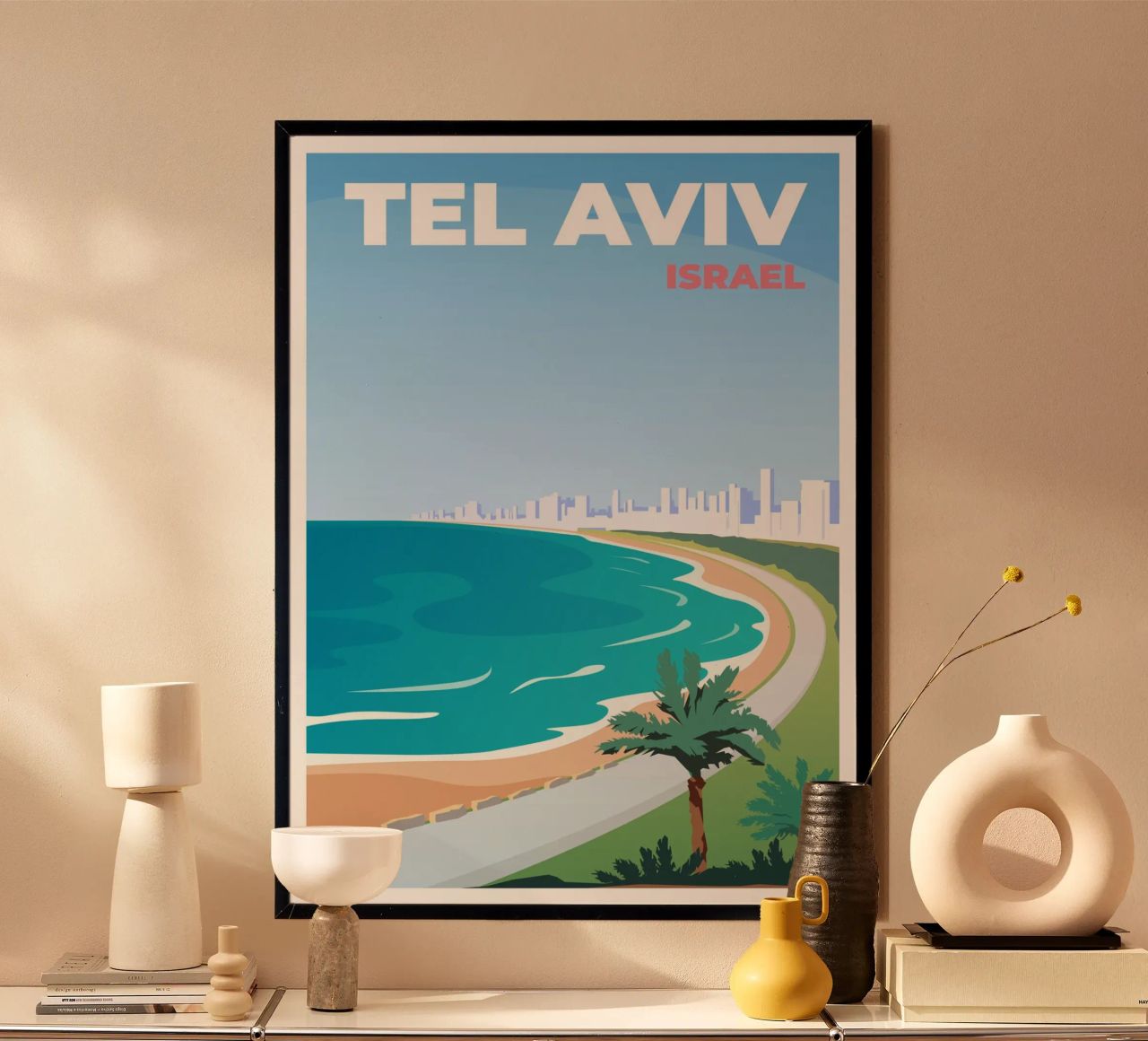 Tel Aviv, Israël poster de Wanderlust Vibes