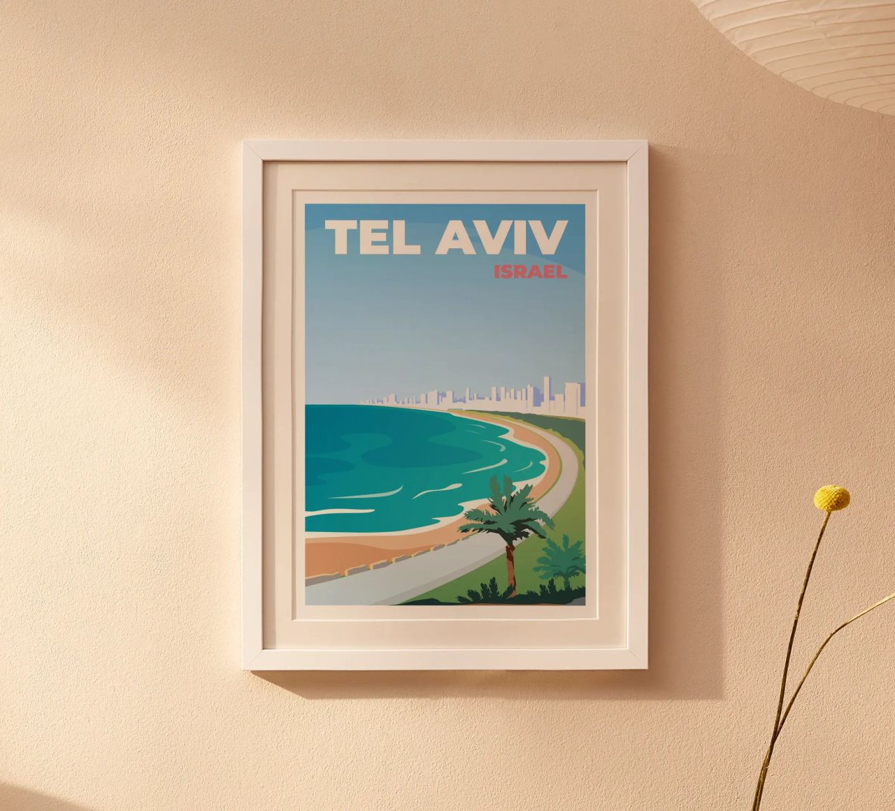 Tel Aviv, Israël poster de Wanderlust Vibes