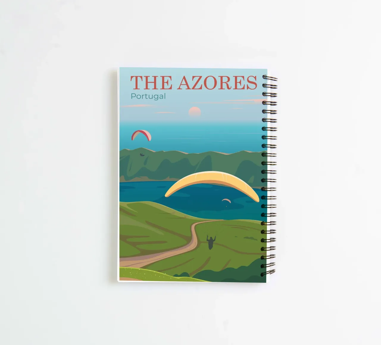 The Azores, Portugal spiral notebook by Wanderlust Vibes