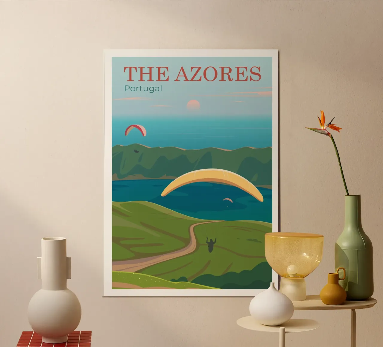 Le Azzorre, Portogallo carta hahnemühle da Wanderlust Vibes