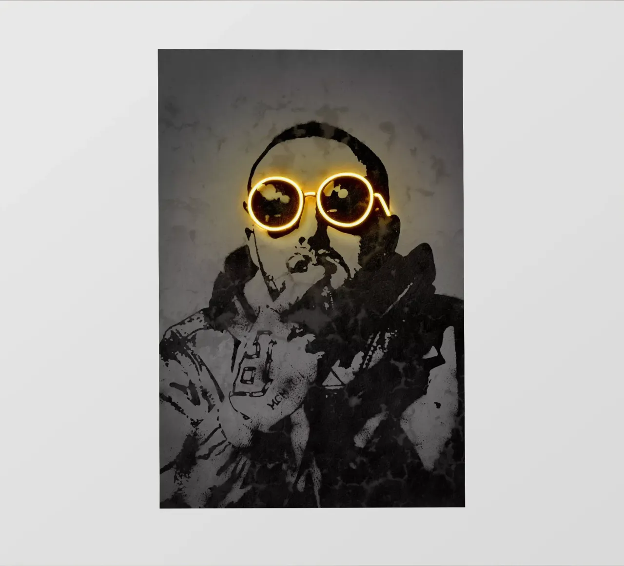 Mac Miller pellicola backlit da Octavian