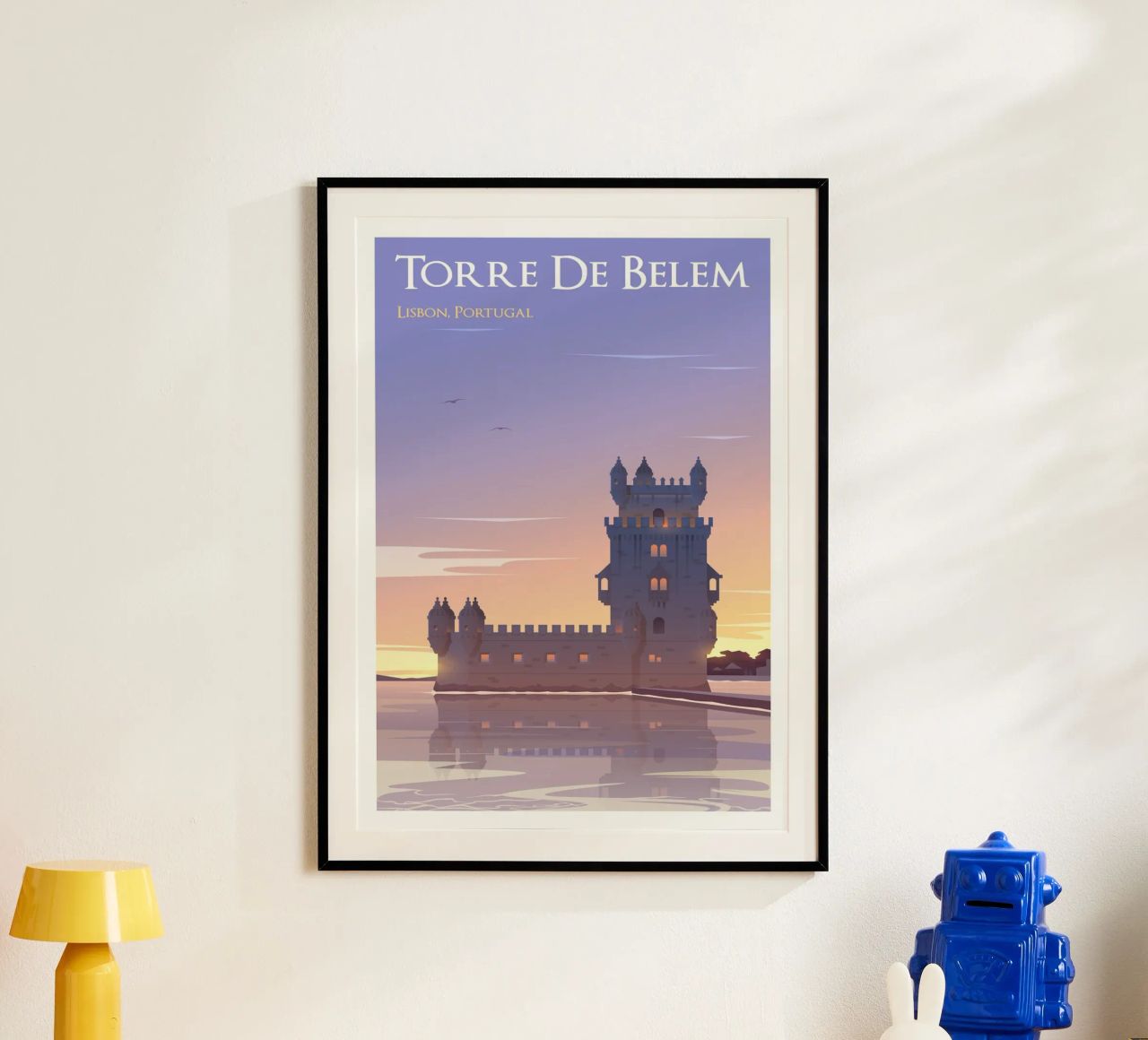 Torre de Belem, Portugal poster de Wanderlust Vibes